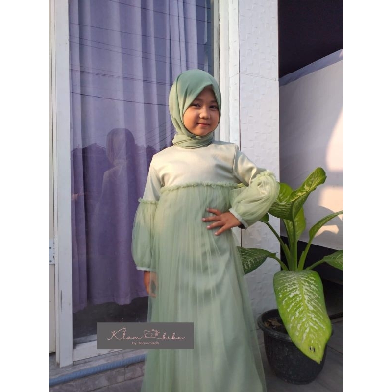 gamis anak / gamis tile anak / gamis tile