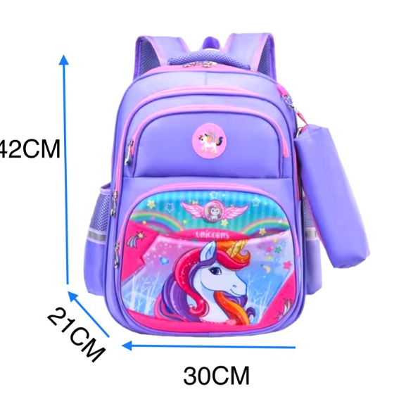 BELTSHOP NEW TAS RANSEL ANAK SEKOLAH IMPORT CEWEK COWOK SD 2IN1 00470-00473