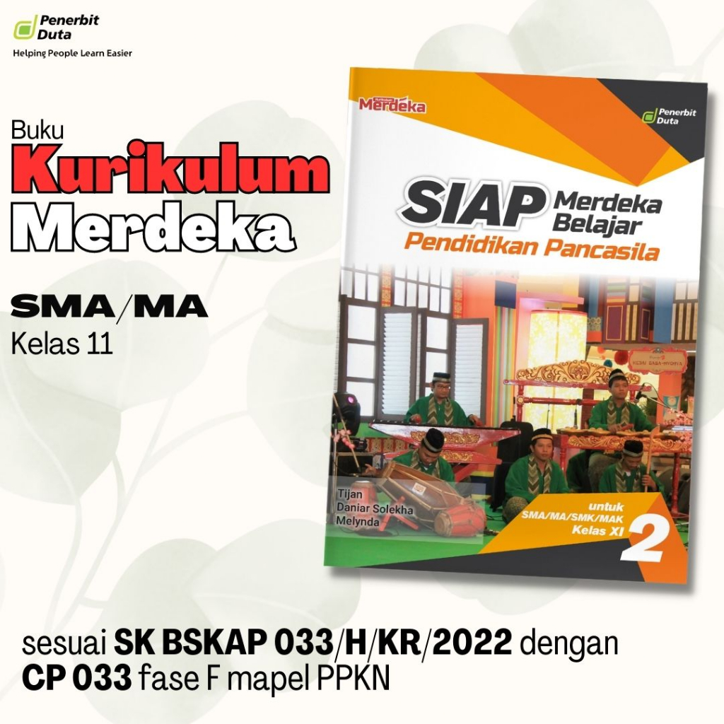 Siap Merdeka Belajar PPKN SMA/MA/SMK/MAK Kelas 11 Kurikulum Merdeka