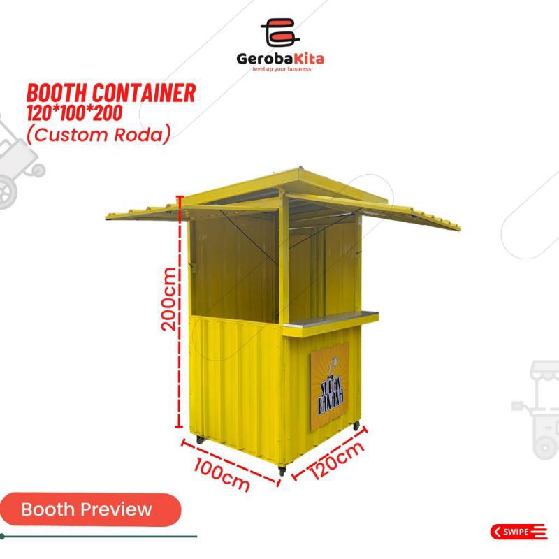 Booth Kontainer / Booth Murah