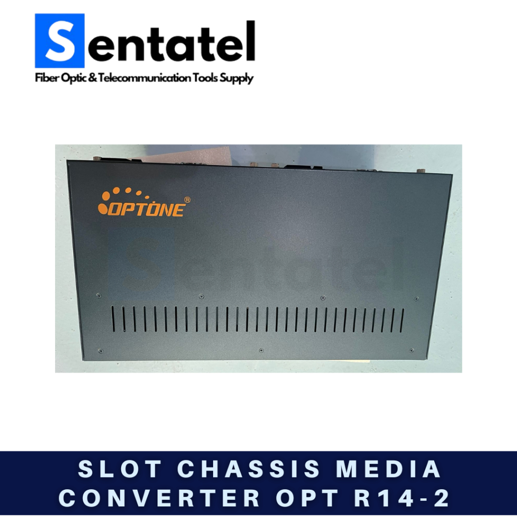 Slot Chassis Media Converter OPT R14-2 Rack Media Converter Optone