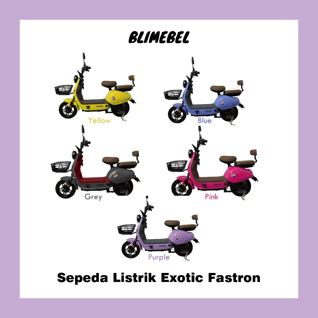 Sepeda Listrik Exotic Fastron / E Bike Exotic Fastron