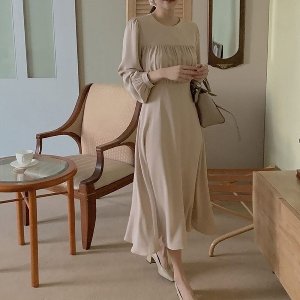 VS - Alesha Dress Crincle Airflow Wanita Baju Lebaran 2023