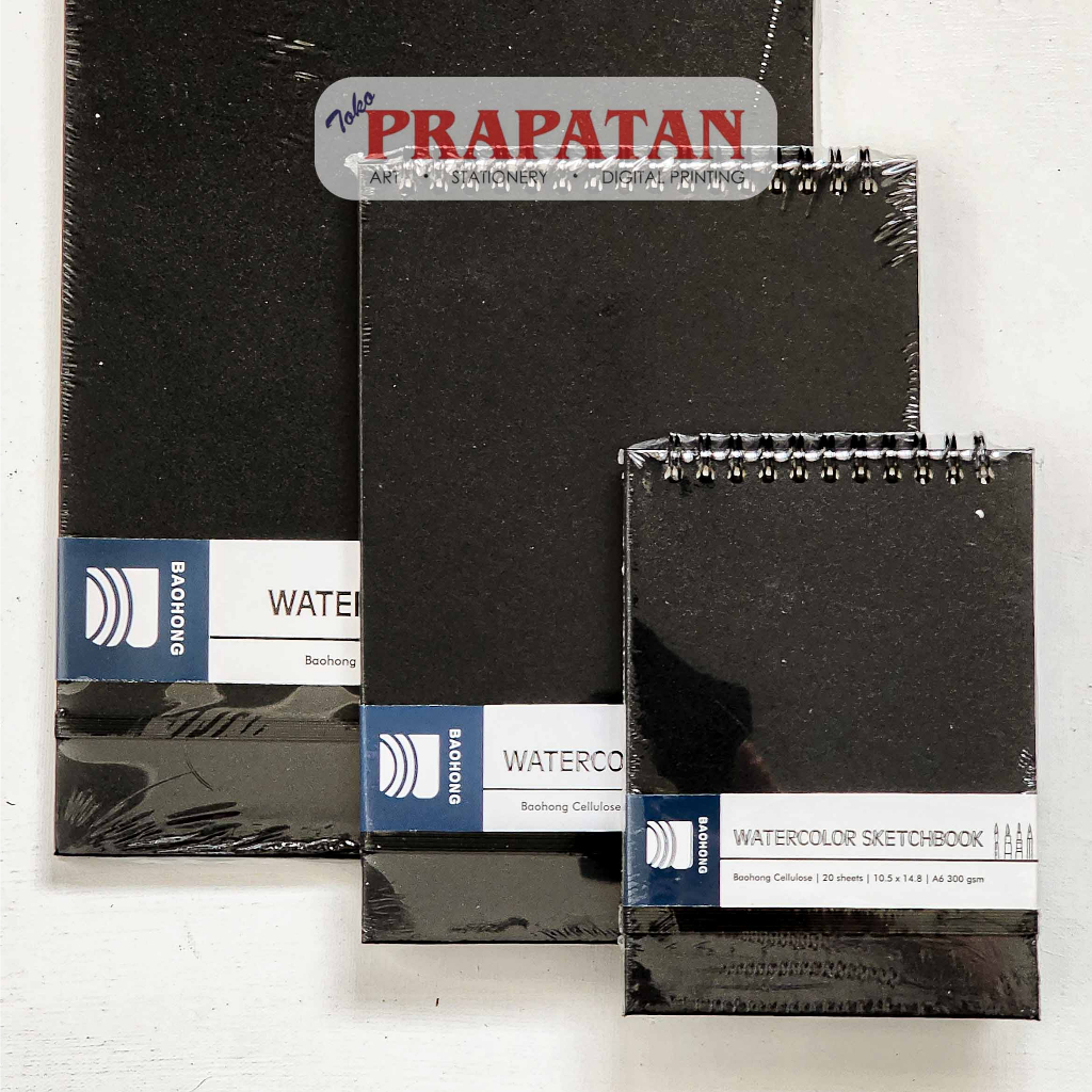 

tyvf Baohong Cellulose Watercolor BINDER Book Buku Cat Air