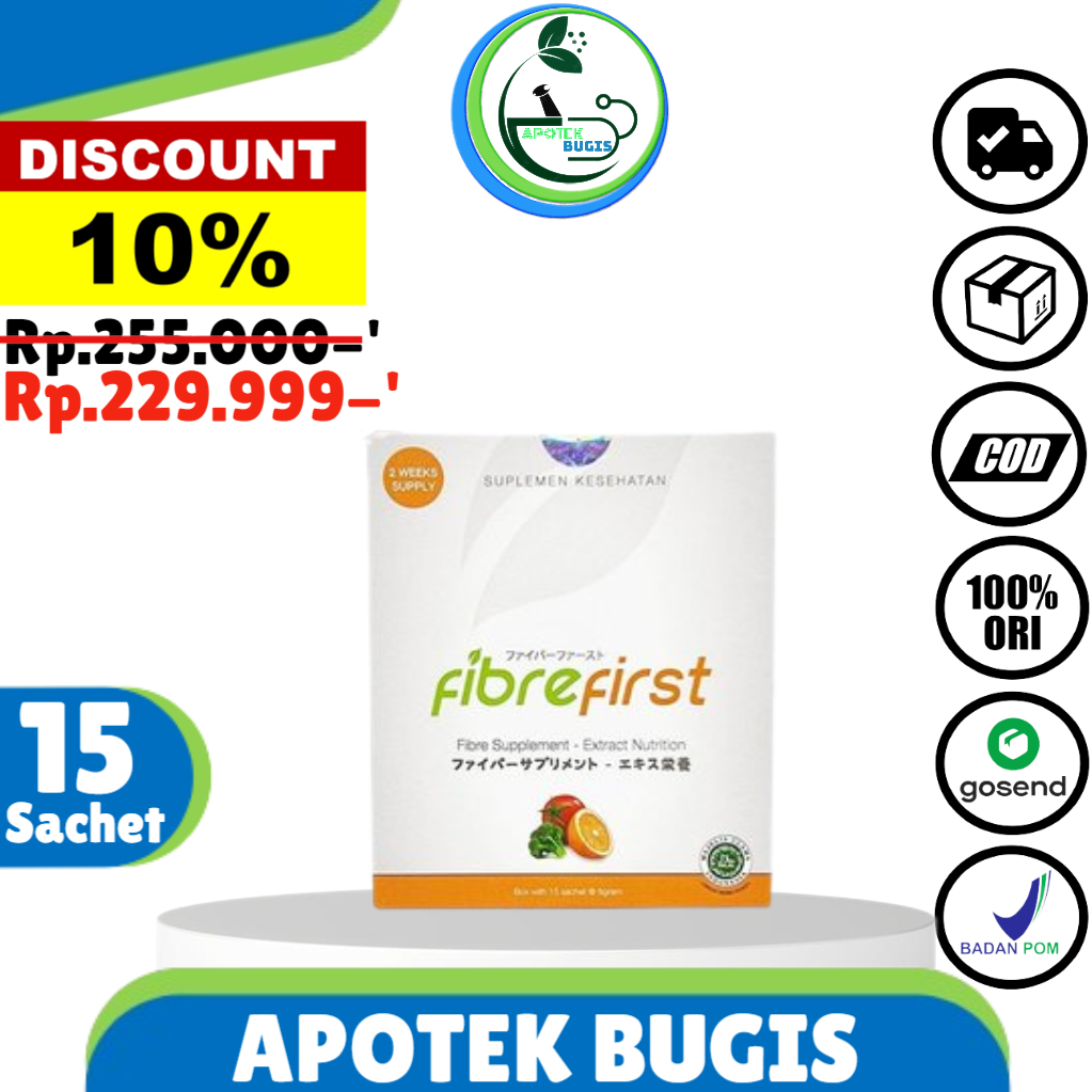 FibreFirst | Diet &amp; Detox | Two Weeks Supply | 15 Sachets