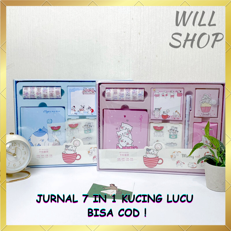 

BOX JURNAL KUCING LUCU 7 IN 1 / PAKET BOX STICKER JURNAL TERBARU TERMURAH PAKET SUPER LENGKAP STICKER BERGAMBAR INCLUDE BOX CUTE