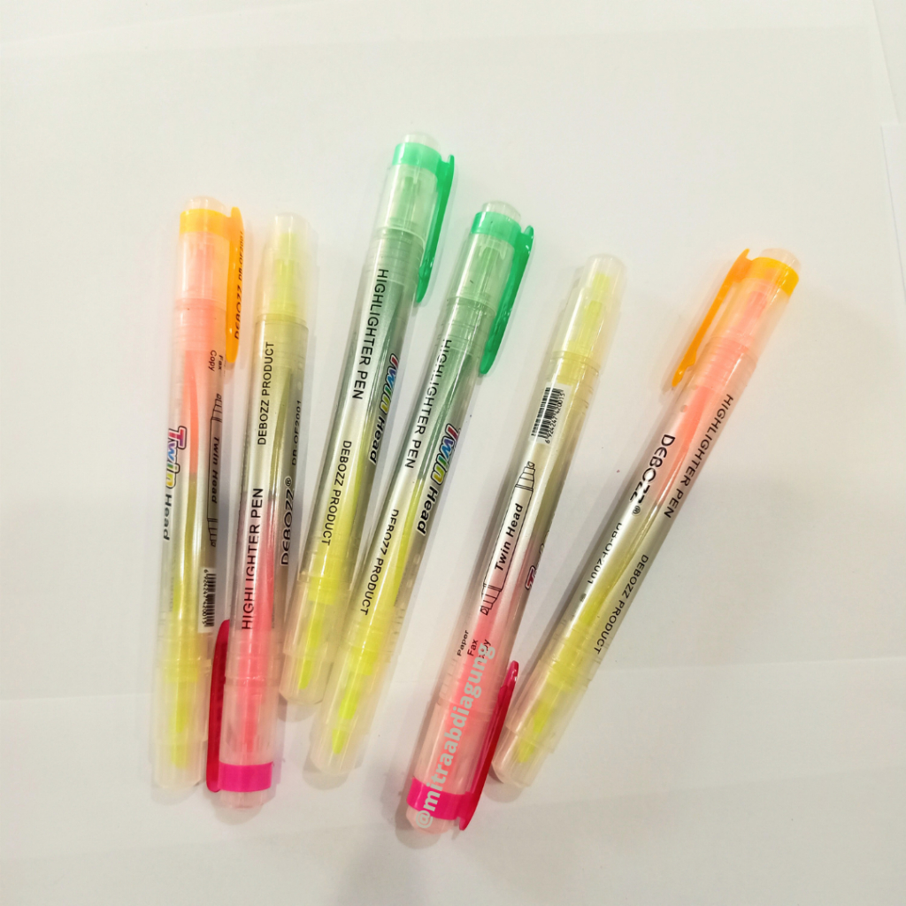 

HIGHLIGHTER PEN/STABILO DEBOZZ DB-OF2001 TWIN HEAD / 2 Pcs