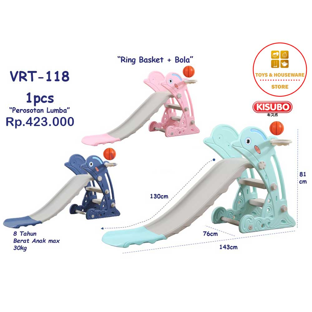 Perosotan Anak + Ring Basket 2 in 1 Kisubo Karakter Lumba VRT118