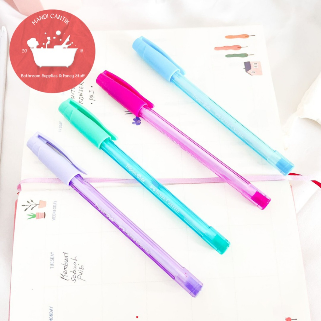 

Pulpen Faber-Castell Tripen Bold Black Ink ORIGINAL 1 PCS pena pastel lucu ballpen alat tulis sekolah COD by MANDI CANTIK