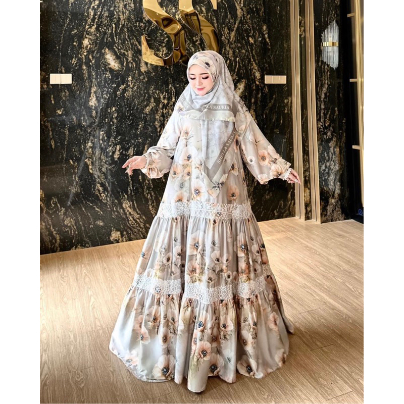 dress silk set hijab mix tile