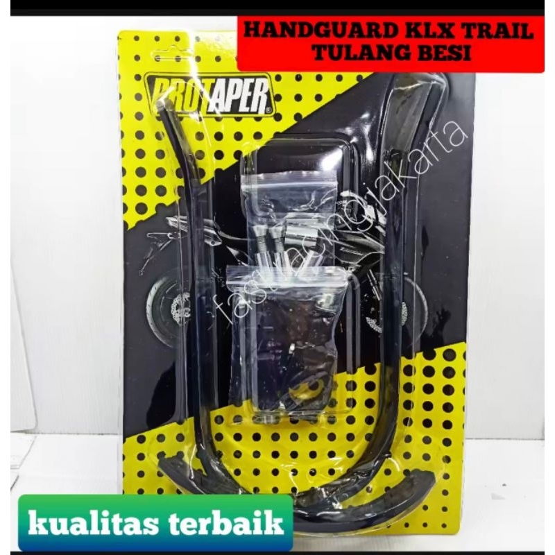 Handguard tulang besi /proguard tulang besi / pelindung tangan besi Trail klx crf xable vixion dll