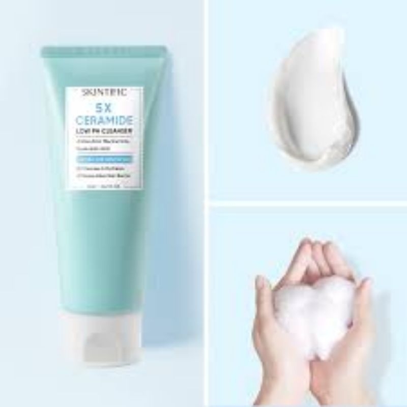 ❣️CHIDLOMSHOP❣️[BPOM] Skintific 5X Ceramide Low pH CLEANSER 80 ML