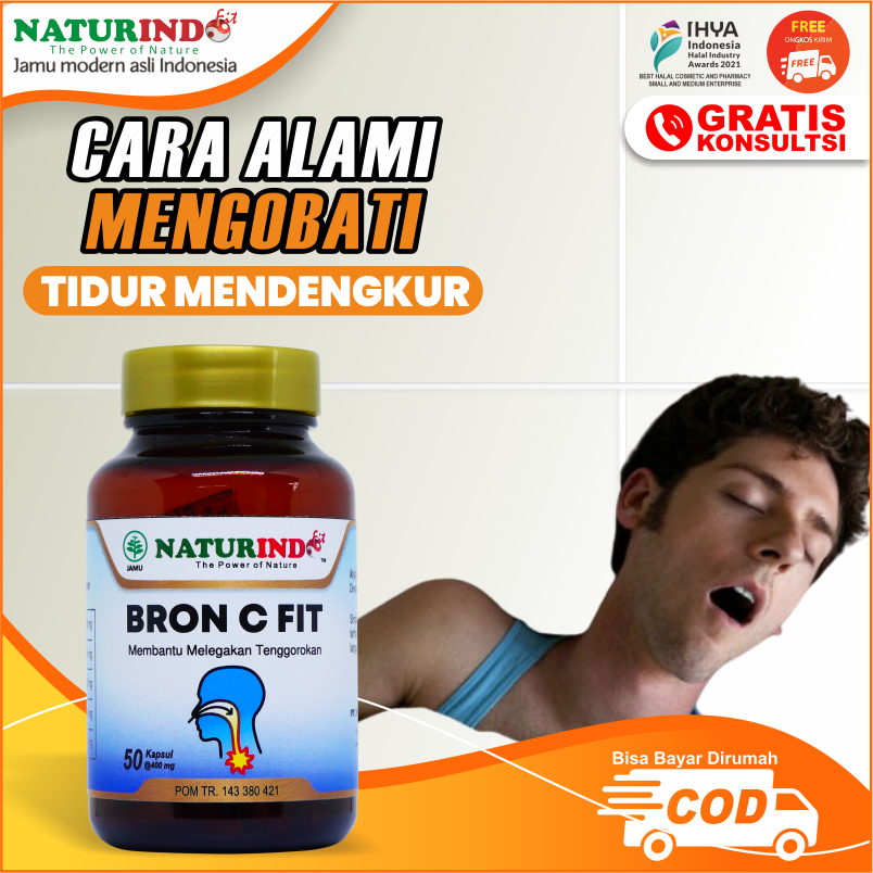 OBAT NGOROK MENDENGKUR SAAT TIDUR BRON C FIT NATURINDO