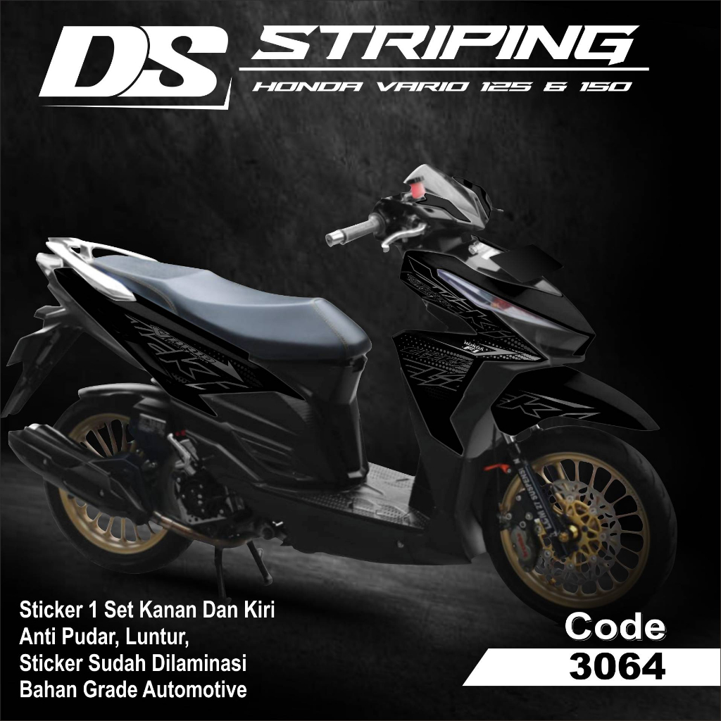 Sticker Striping Motor VARIO 125 & 150 TAHUN 2015-2017 List Variasi Terbaru