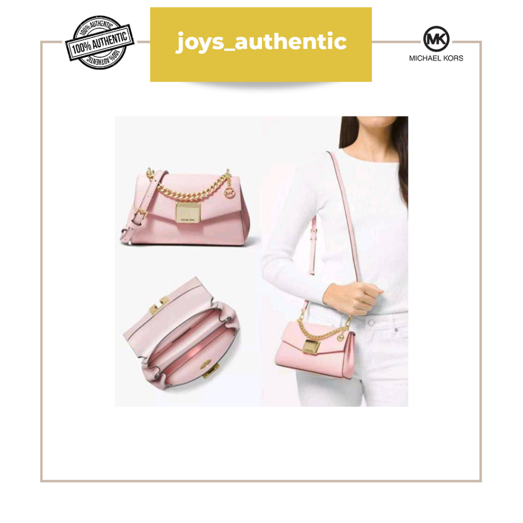Tas Wanita Michael Kors Lita Small Crossbody Powder Blush Woman Bag Authentic Original