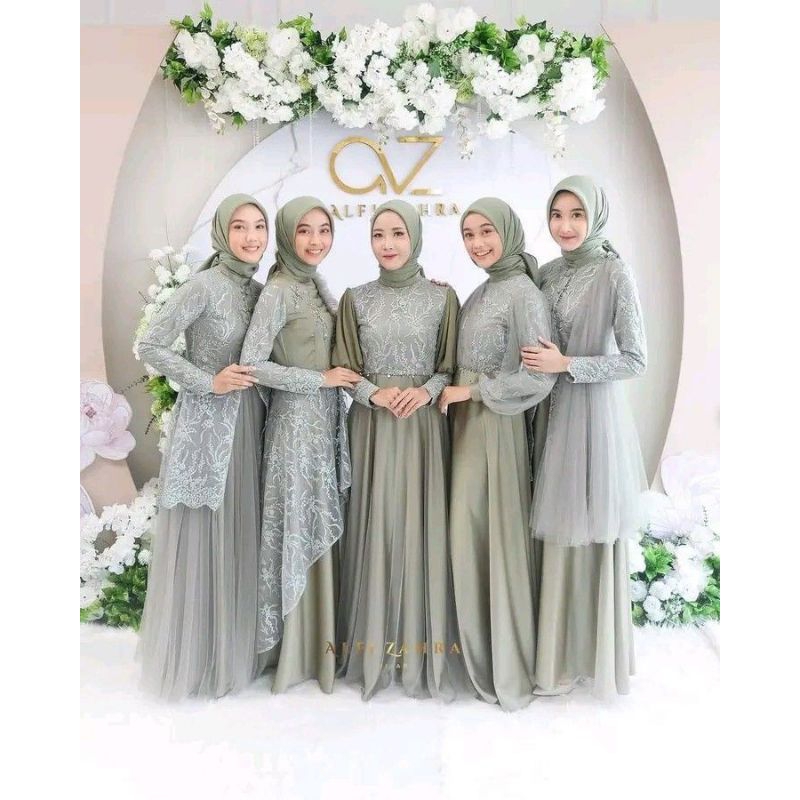 Paket Seragam Bridesmaid Free Box Seragam Nikah Kebaya Manten