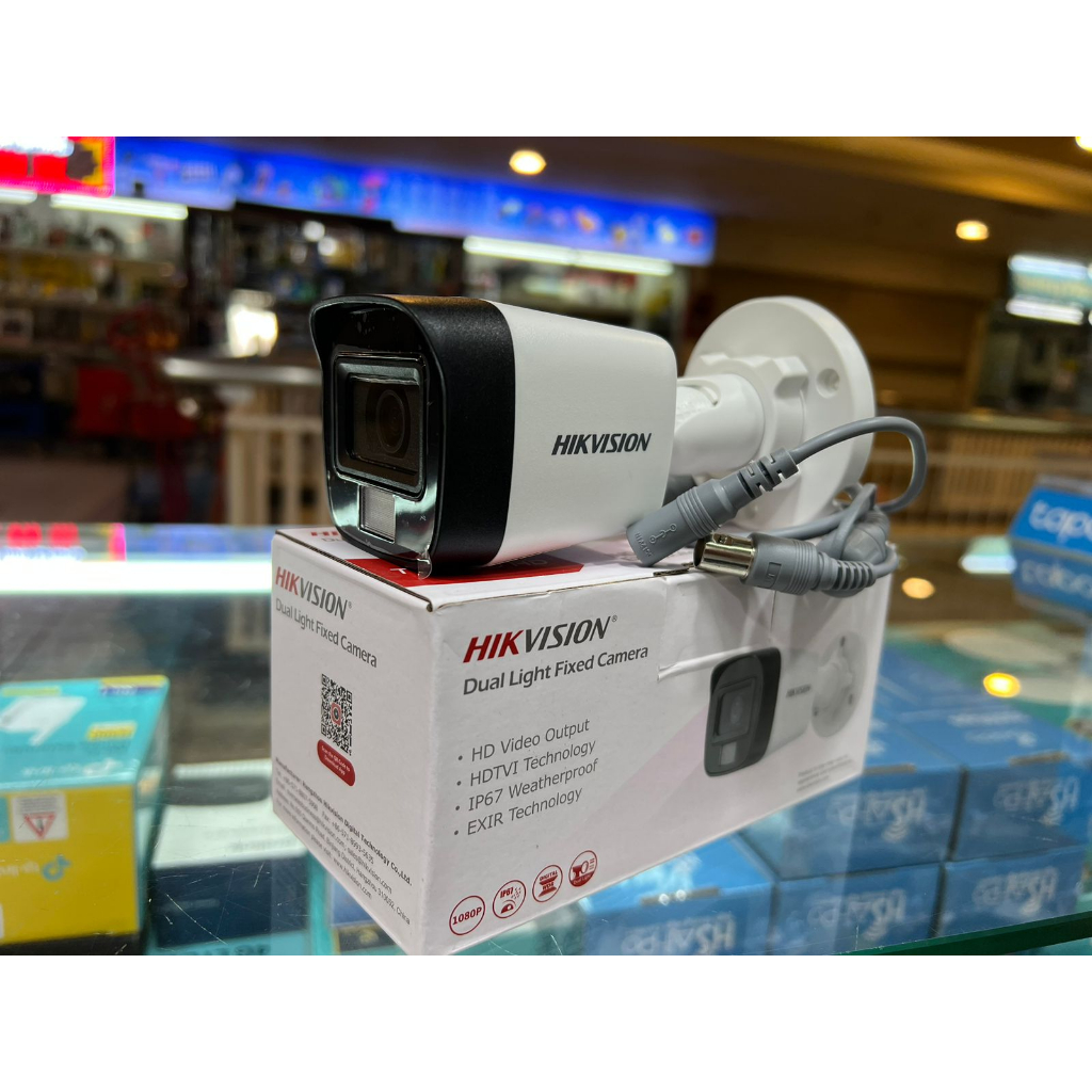 KAMERA CCTV OUTDOOR 2MP COLORVU HIKVISION DS-2CE16D0T-EXLPF DUAL LIGHT Terjual 19  • bintang5 (4 rating)