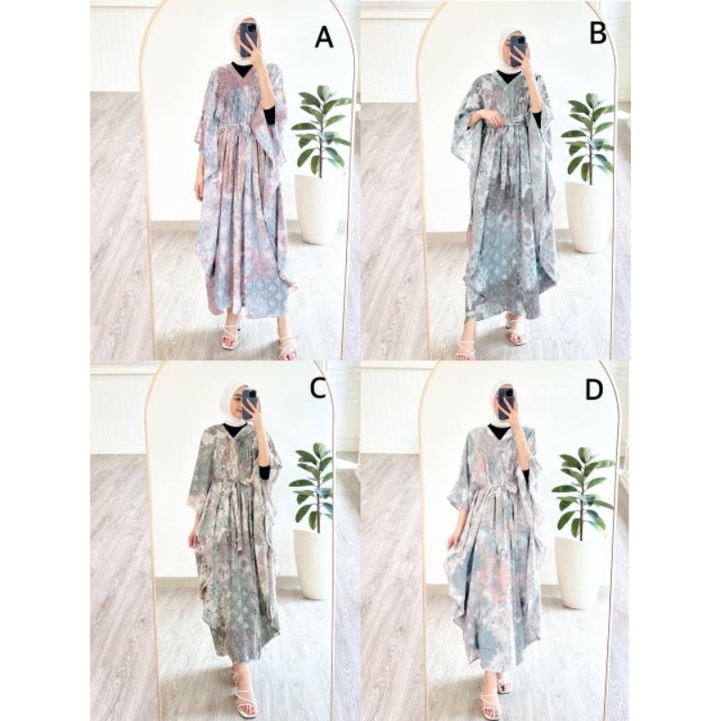 Artemis Fashion~ NAMIRA MAXI / ZANETA KAFTAN / CASELA MAXI DRESS  dress motif bunga, Korean Maxi Dress