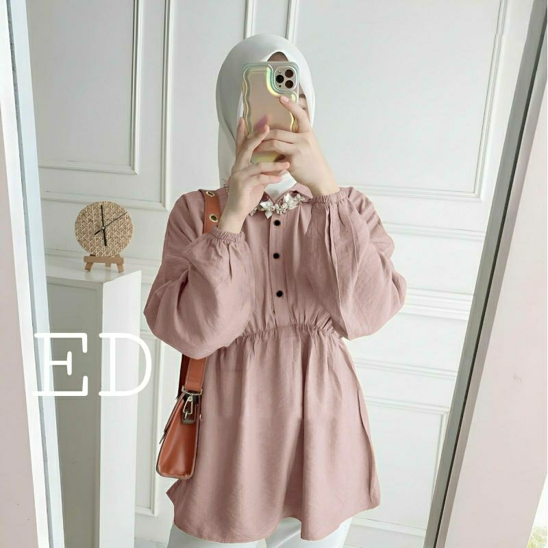 Blouse Syahnaz / New Produk / Kemeja Murah / Fashion Style/ Fashion Muslimah / Atasan Wanita Polos / Atasan Murah / Bisa Cod / Gratis Ongkir / Baju Wanita Terbaru