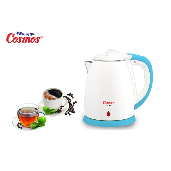 Kettle Teko Elektrik Listrik Cosmos CTL 210 / CTL-210 / CTL210 Cosmos Kapasitas 1.2 Liter