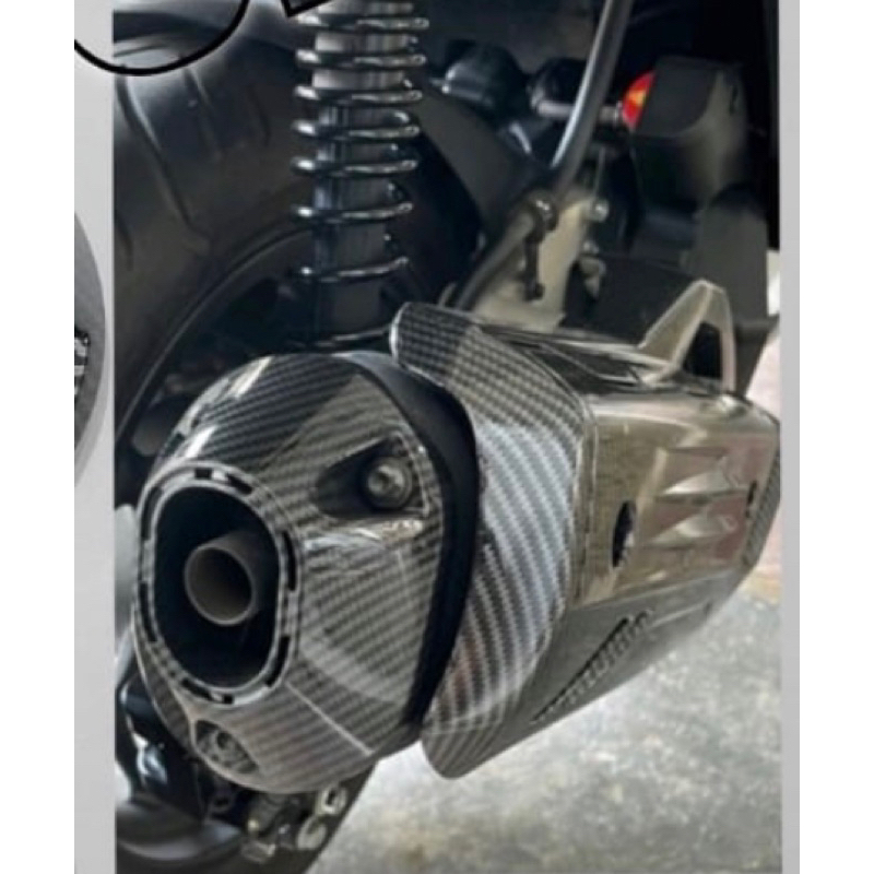 tutup knalpot PCX new 160 carbon / tutup. knalpot Vario 160 carbon