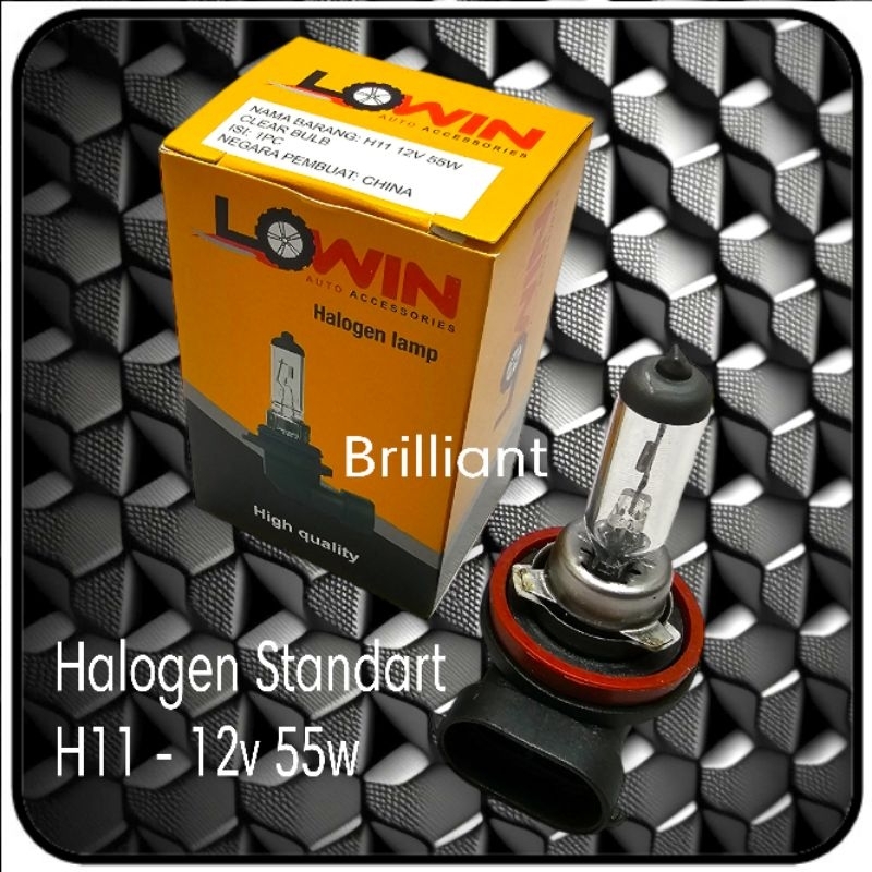 Bohlam Lampu Halogen - H3 H4 H7 H11 H16 HB3 HB4 - Nyala Standart - Satuan