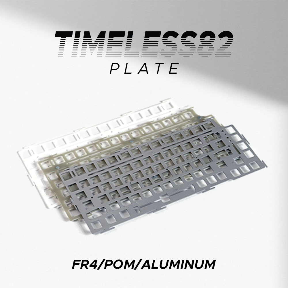 Noir Timeless82 Additional Plate FR4 POM Aluminum