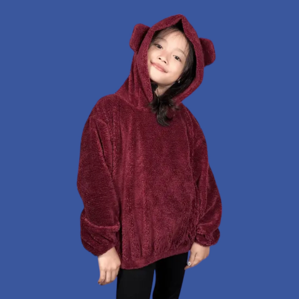 HOODIE SHERPA ANAK LAKI-LAKI DAN PEREMPUAN