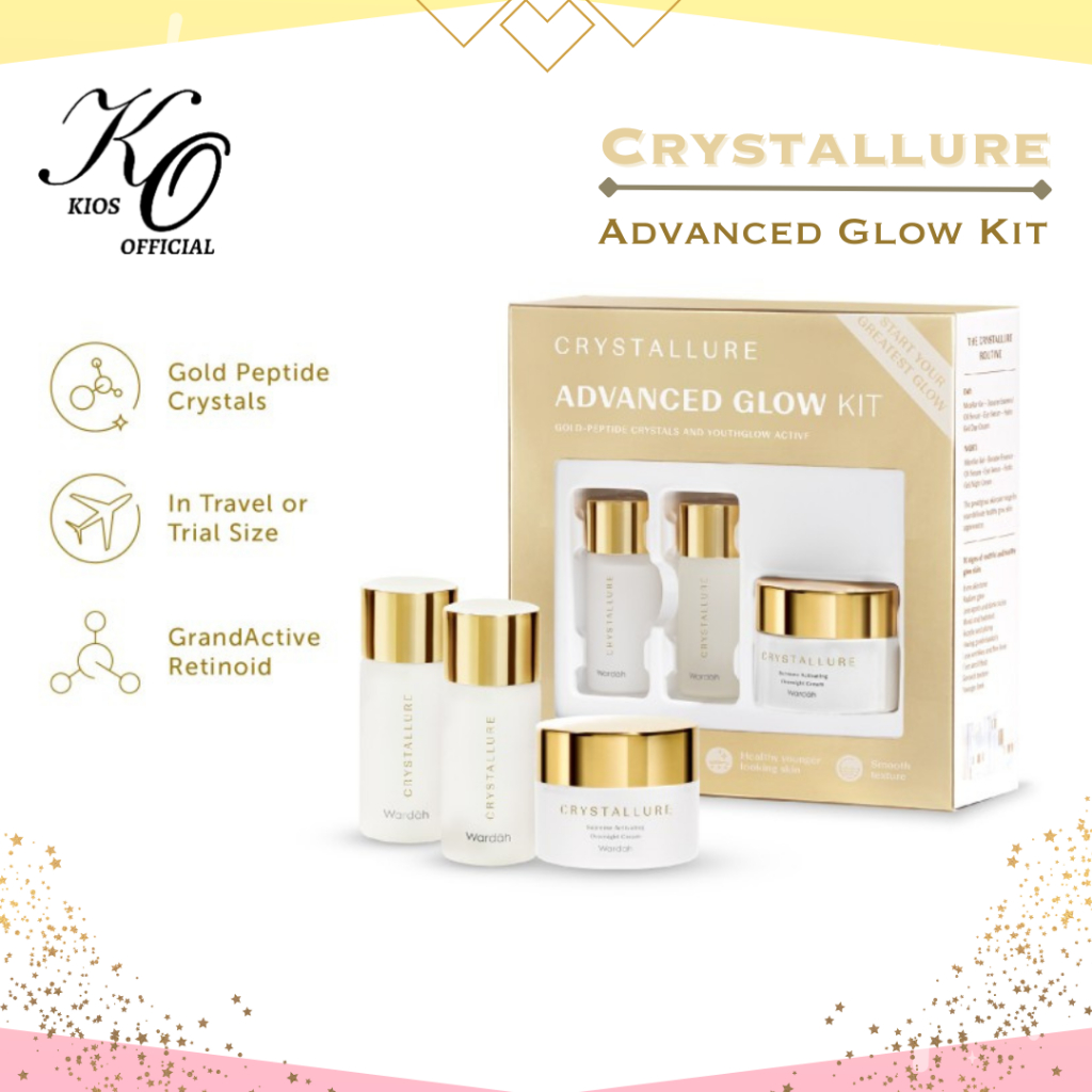 Wardah Crystallure Advanced Glow Kit | Travel Kit