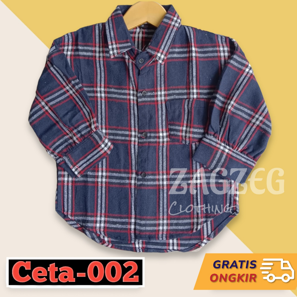 Zagzeg Clothing - Bisa Couple Bunda Baju Kemeja Anak Perempuan Crop Anak Flanel Lengan Balon Usia Umur 2 3 4 5 6 7 Tahun Atasan Blouse Crop Top Anak Fashion Anak Wanita Dewasa Model Oversize Kotak Kotak Kekinian