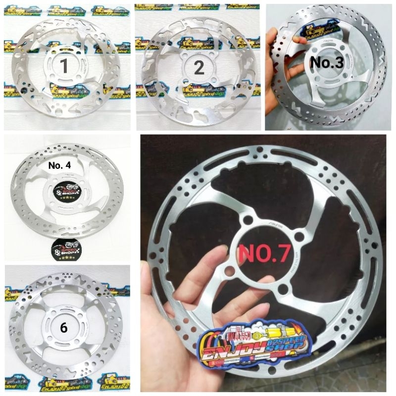 Disc Brake Piringan Cakram Cekung Lubang 4 Motif Coak Sunstar Karisma Supra 125 Kharisma Wave125 dll