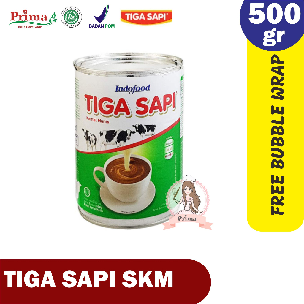 

Susu kental manis - Tiga sapi 500gr