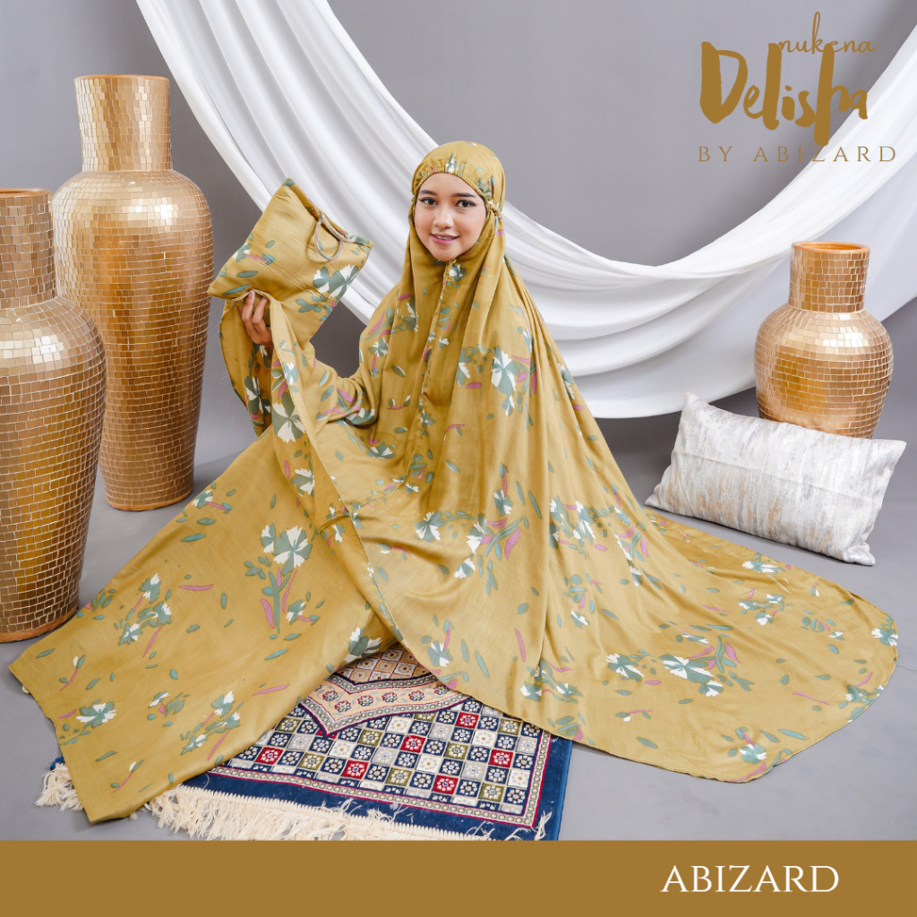 Abizard Mukena Rayon Dewasa FLORA Ukuran Standart
