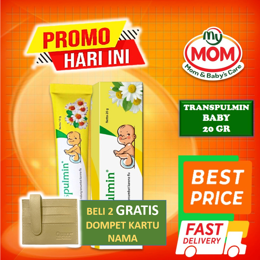 [BPOM] Transpulmin BABY 10gr / Transpulmin Kids 20gr / Balsam Bayi / Balsem Anak Bayi Hidung Tersumbat / MYMOM