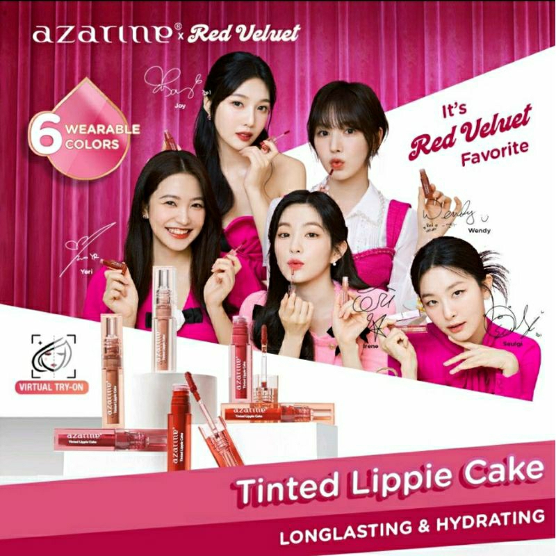 AZARINE X RED VELVET TINTED LIPPIE CAKE - LIP TINT