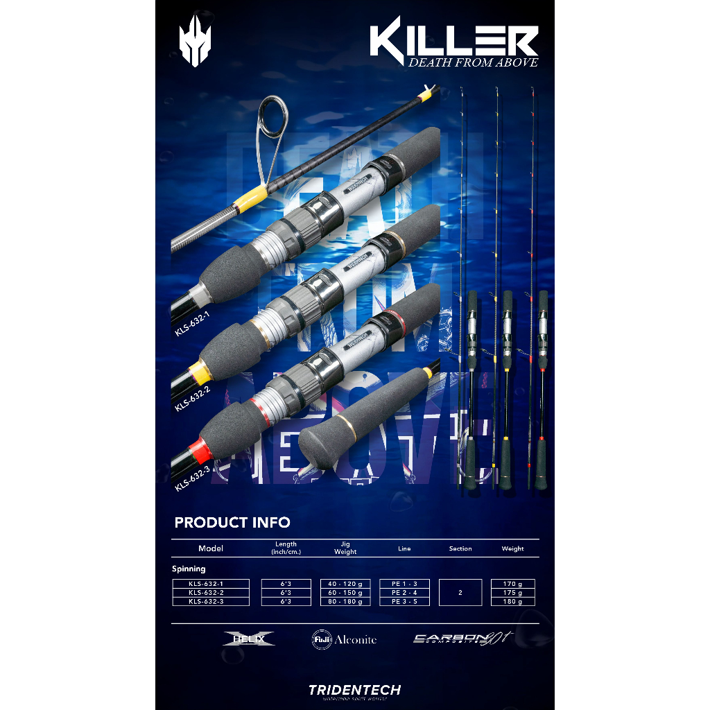 Rod/Joran Tridentech Killer "DEATH FROM ABOVE"