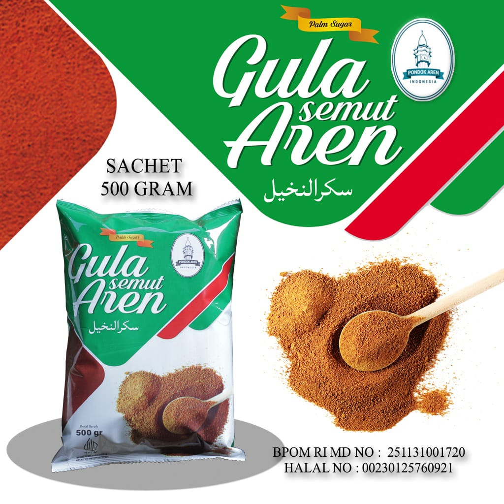 

Gula Aren 500gram / Gula Bubuk / Gula Semut Gula Aren Bubuk 100% Organik / asli aren tanpa pengawet