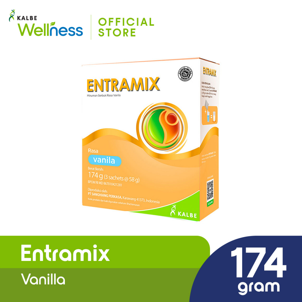 

Entramix Vanila 174gr - Nutrisi Seimbang Khusus Dewasa