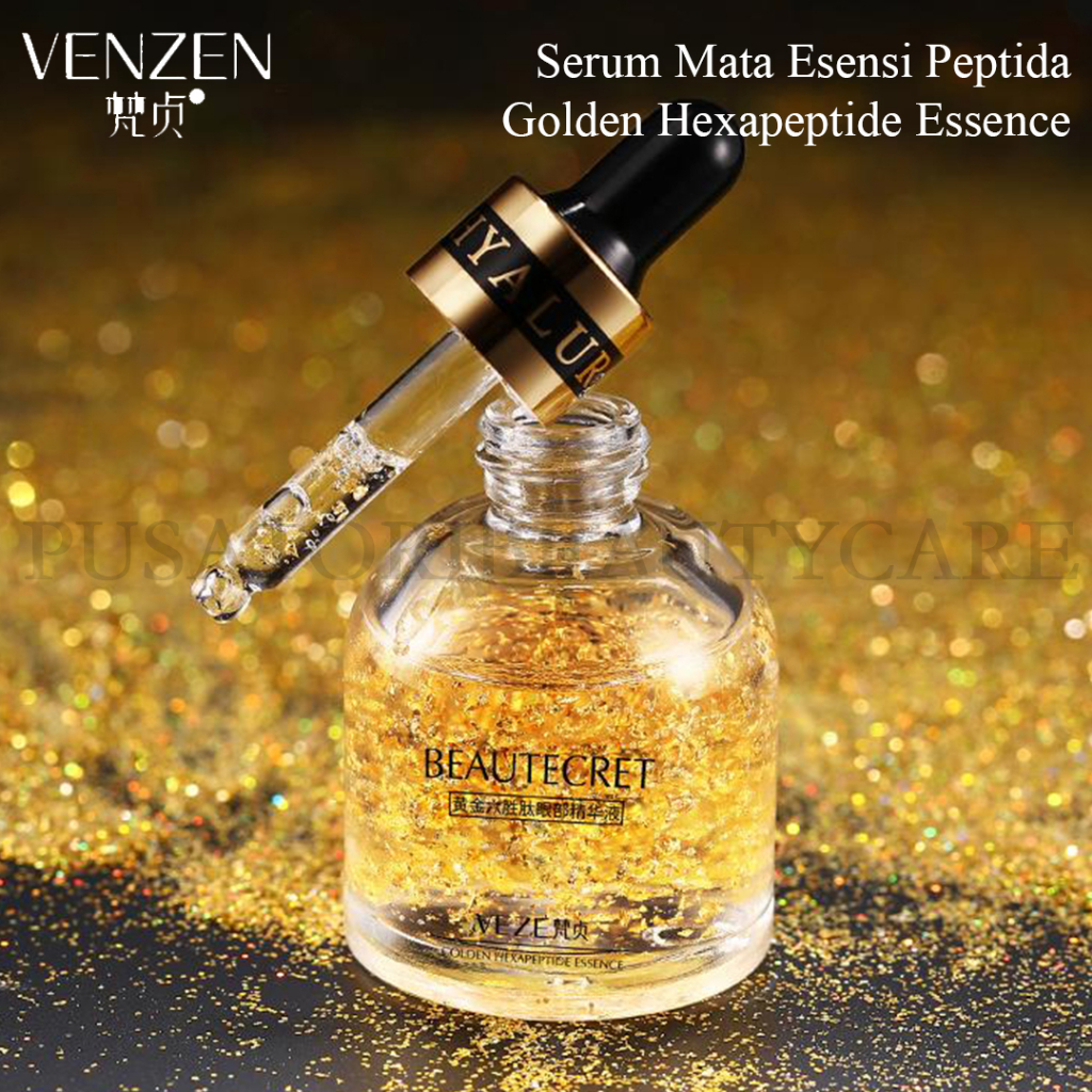 VENZEN / VEZE  Serum Mata Esensi Peptida Golden Hexapeptide Essence