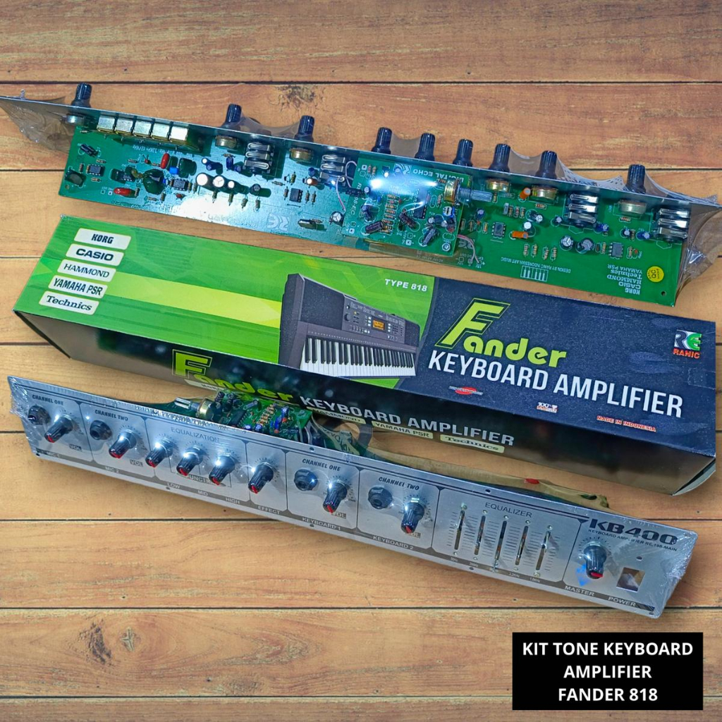 Kit Tone Control Stereo Fander 818 Pre Amp Amplifier Keyboard