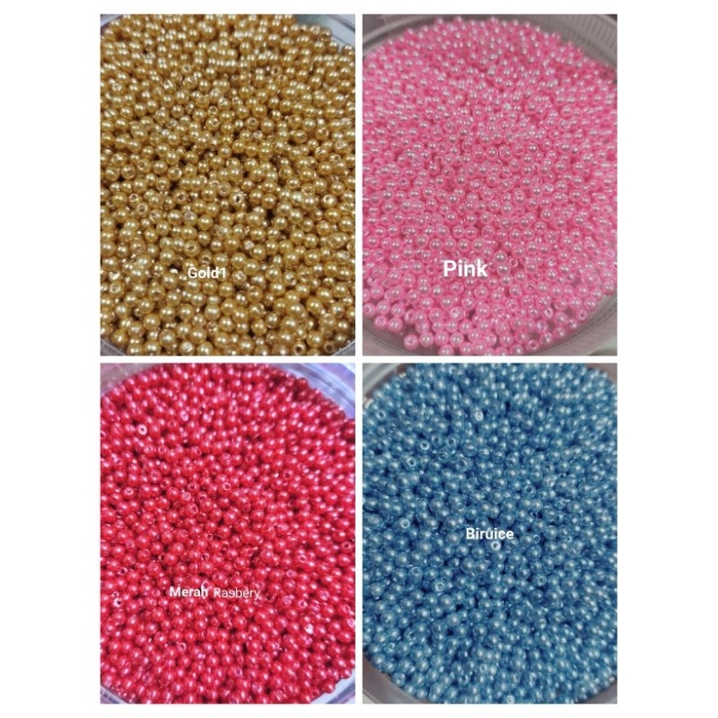 PAYET MUTIARA RINGAN GRADE A 3mm 50gr