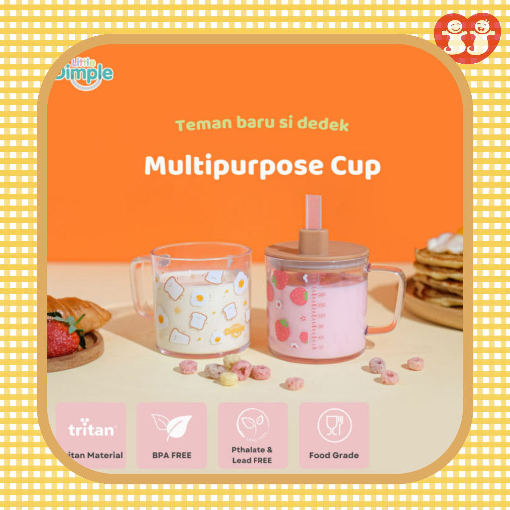 Little Dimple Multipurpose Cup - Multipurpose Milk Cup Training Cup
