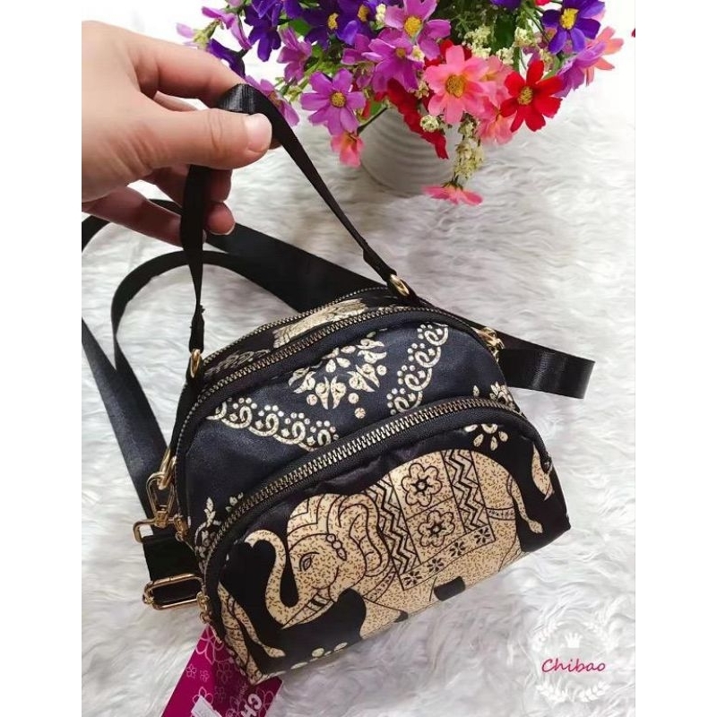 Tas Selempang Chibao Motif Original 7701#motif