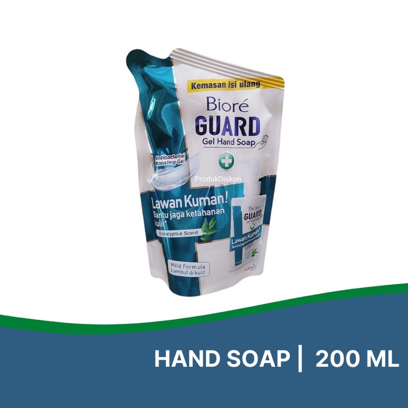 BIORE Guard Gel Hand Soap Refill 200ml - Sabun Cuci Tangan