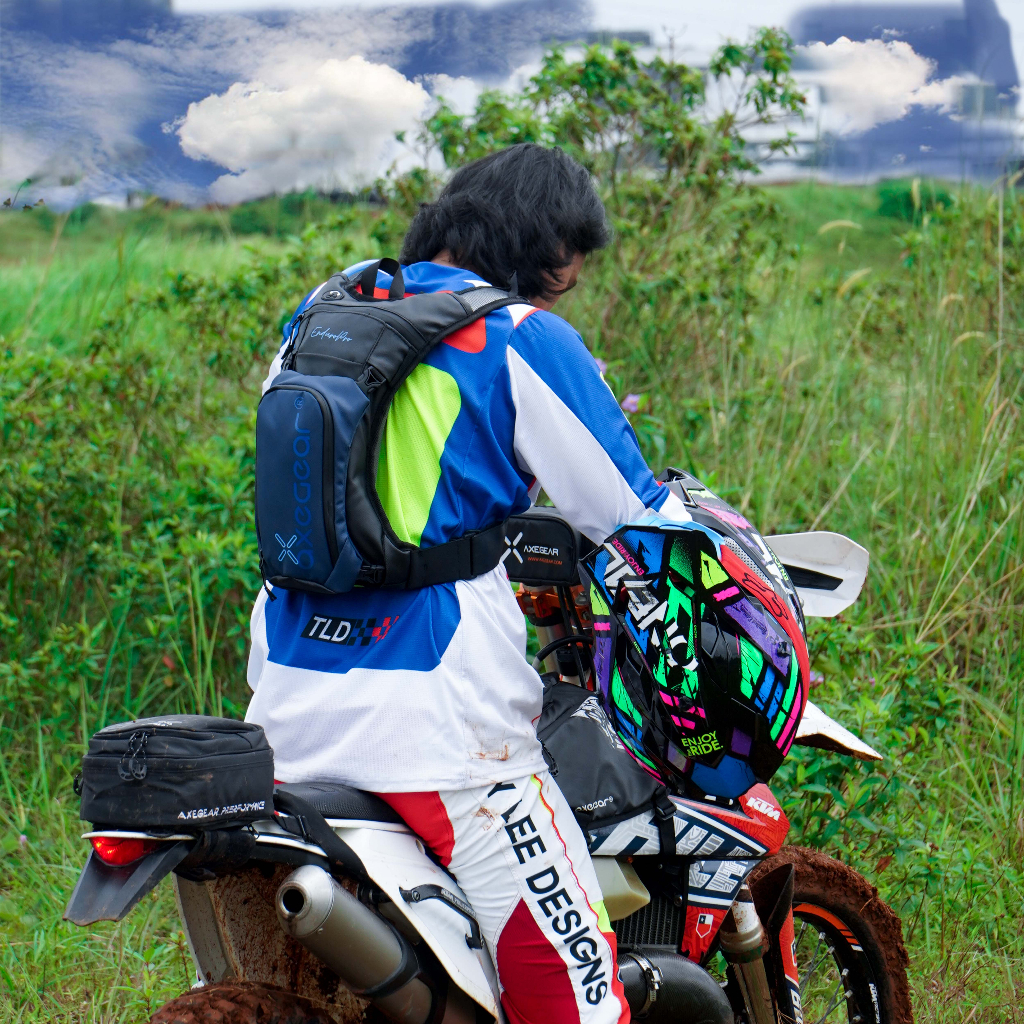 Tas Hydropack Motorcross dan trail Sepeda Anti Air AXEGEAR