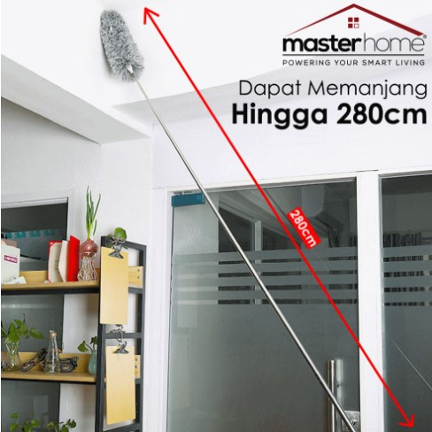KEMOCENG PANJANG 2,8 METER PEMBERSIH ATAP RUMAH / KEMOCENG MAGNET DEBU