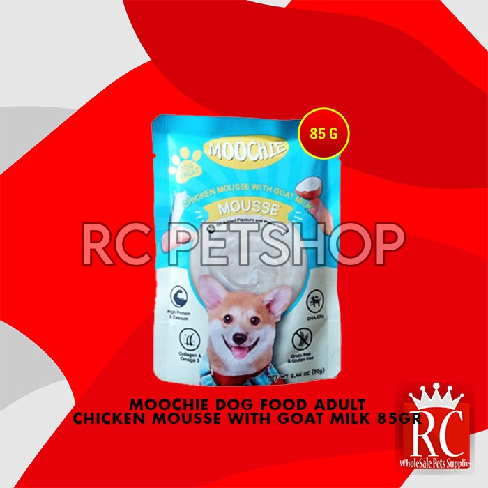 Makanan Basah Anjing Moochie Wet Dog Food Pouch Sachet 70 gram