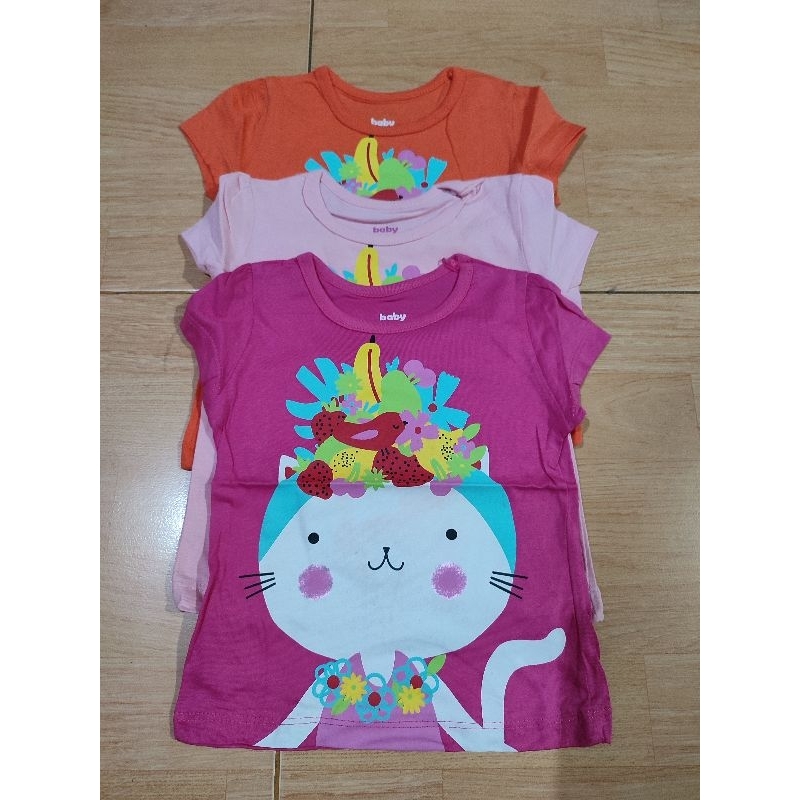 Kaos Oblong Anak/ Bayi perempuan  6 - 12  Bulan