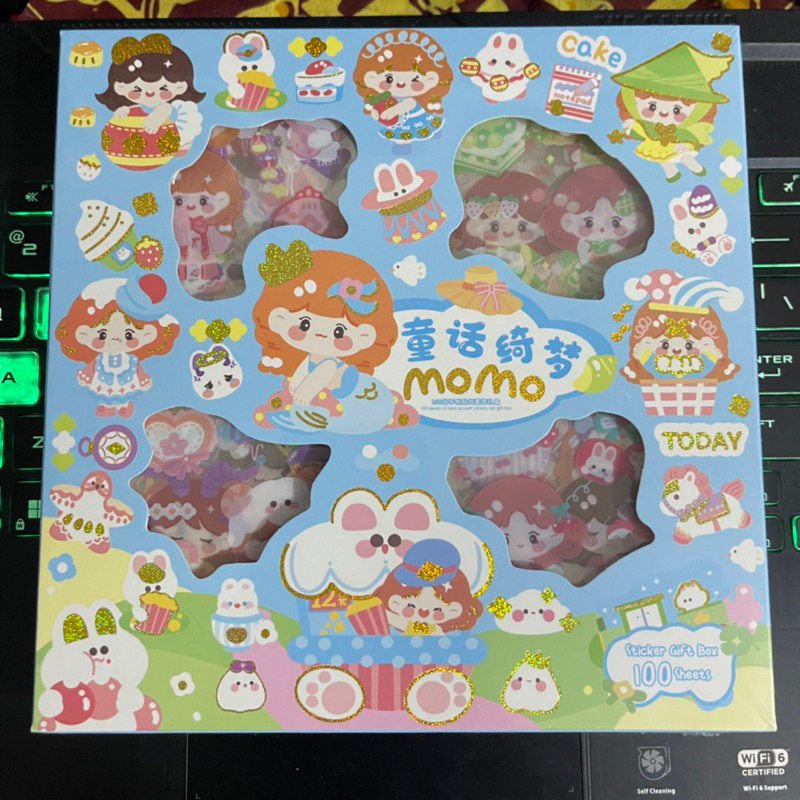 STICKER MOMO 1 Pc ETALASE KHUSUS ECER