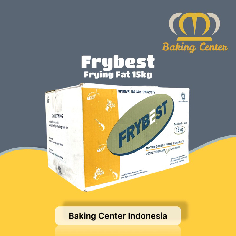 

Frybest Frying Fat 15kg - Minyak Padat Frybest Repack 500gr